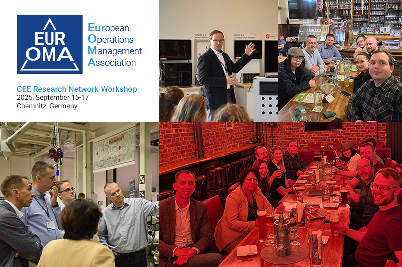 Der 5. EurOMA Central and Eastern European (CEE) Research Network Workshop fand in Chemnitz an der Professur Fabrikplanung und Intralogistik statt.